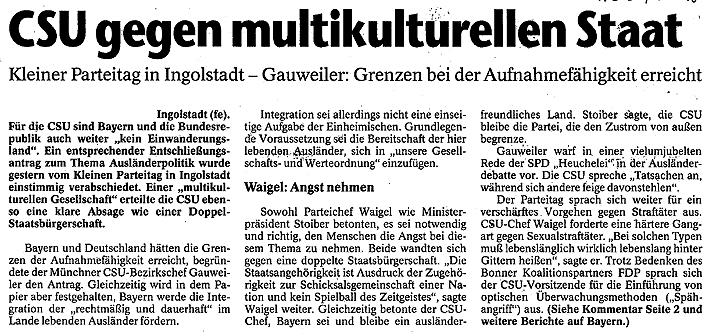 Augsburger Allgemeine 23.6.1998