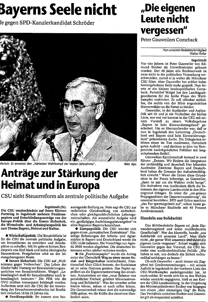 Augsburger Allgemeine 23.6.1998
