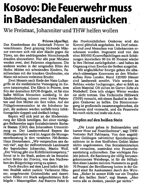Wertinger Zeitung vom 12. August 1999